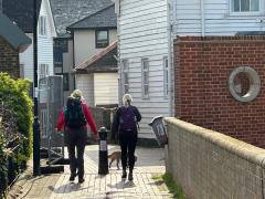 Heading out from Burnham.